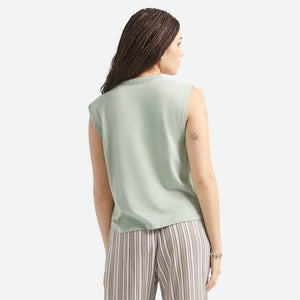 BRIXTON Women's Brixton Ranch Muscle Tank - Sage Green