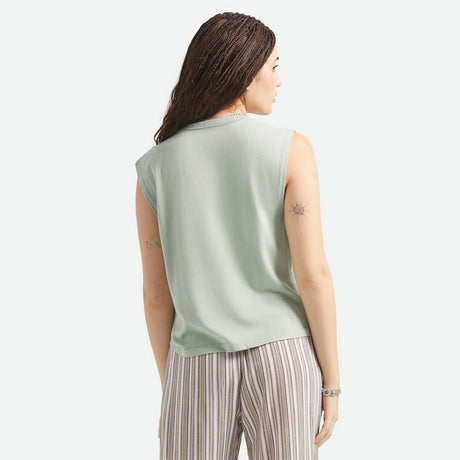 BRIXTON Women's Brixton Ranch Muscle Tank - Sage Green