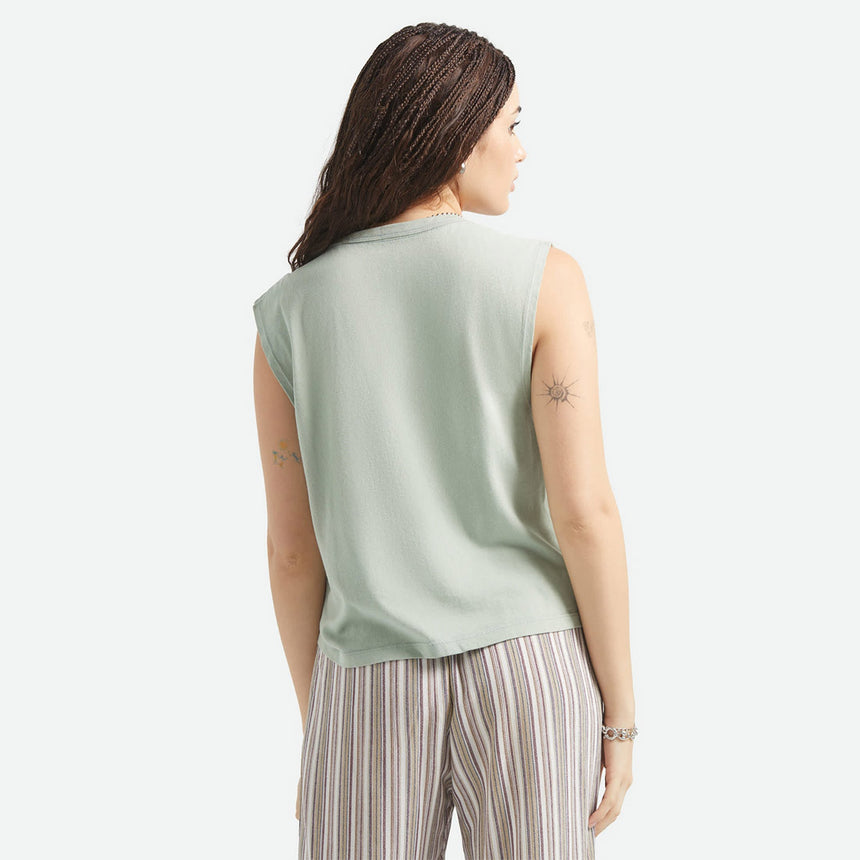 BRIXTON Women's Brixton Ranch Muscle Tank - Sage Green