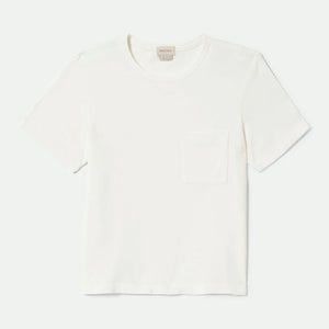 BRIXTON Women's Carefree Organic GD Perfect Tee - Off White