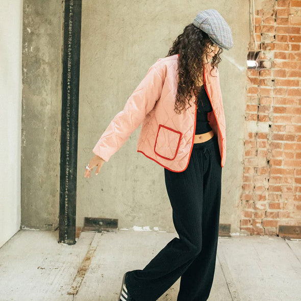 BRIXTON Women's Delilah Quilted Jacket - Mellow Rose