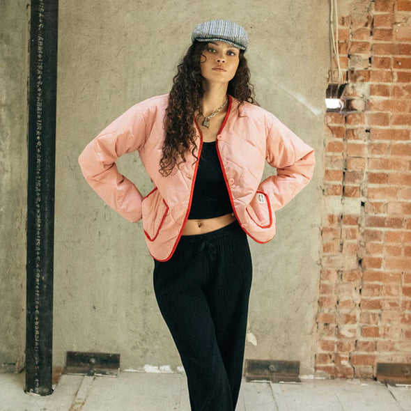 BRIXTON Women's Delilah Quilted Jacket - Mellow Rose