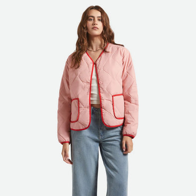 BRIXTON Women's Delilah Quilted Jacket - Mellow Rose