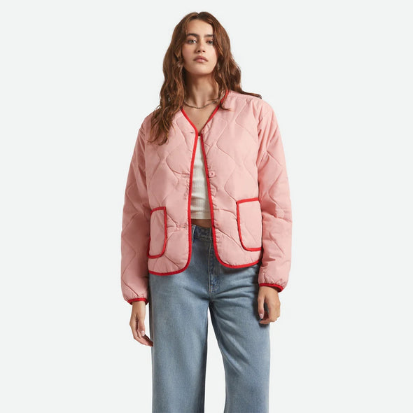 BRIXTON Women's Delilah Quilted Jacket - Mellow Rose