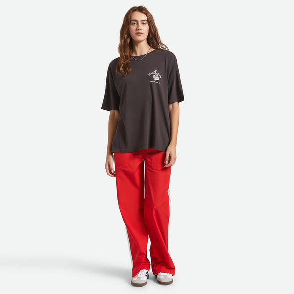 BRIXTON Women's Feeling Lucky Oversized Boyfriend Tee - Black