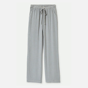 BRIXTON Women's Hudson Lounge Pant - Azure Blue Gingham