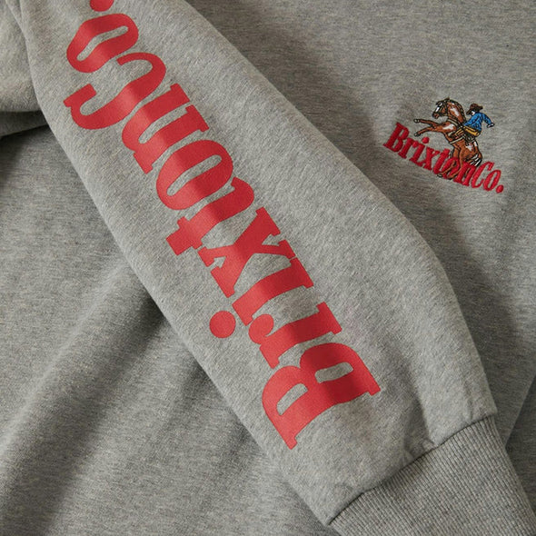 BRIXTON Women's Inwood Oversized Fleece - Heather Grey
