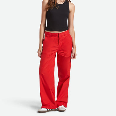 BRIXTON Women's Jane Utility Wide Leg Pant - Adrenaline Rush