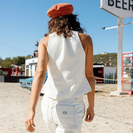 BRIXTON Women's Lakeview Top - Off White