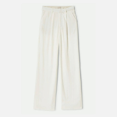 BRIXTON Women's Ludlow Trouser Pant - Off White