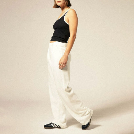 BRIXTON Women's Ludlow Trouser Pant - Off White