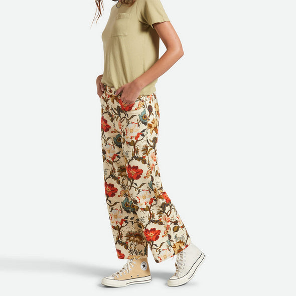 BRIXTON Women's Margo Cropped 5 Pocket Pant - Botanical Floral