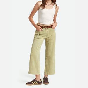 BRIXTON Women's Margo Cropped 5 Pocket Pant - Elm