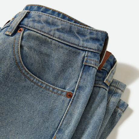 BRIXTON Women's Margo Cropped 5 Pocket Pant - Light Denim