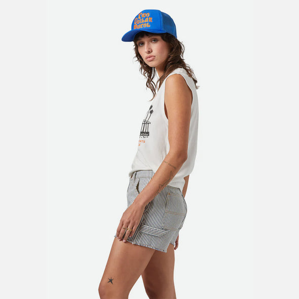 BRIXTON Women's Motel Muscle Tank - Off White