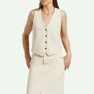 BRIXTON Women's Ryder Vest - Whitecap