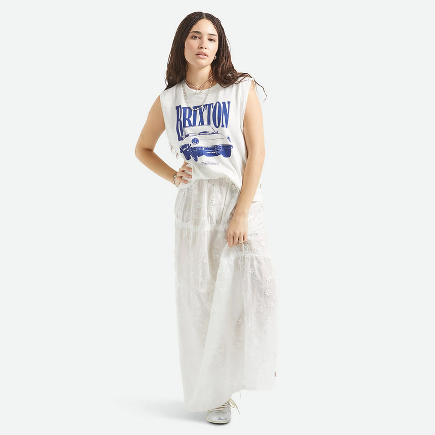 BRIXTON Women's Sunday Cruising Club Muscle Tank - Vintage White