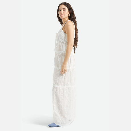 BRIXTON Women's The Abigail Tie Top - Off White Floral