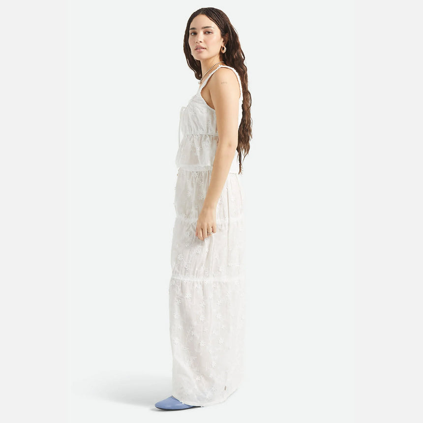 BRIXTON Women's The Abigail Tie Top - Off White Floral