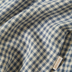 BRIXTON Women's The Meadow Blouse - Azure Blue Gingham