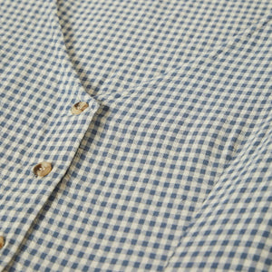 BRIXTON Women's The Meadow Blouse - Azure Blue Gingham