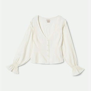 BRIXTON Women's The Meadow Blouse - Off White