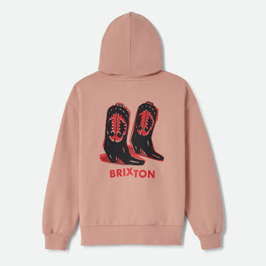 BRIXTON Women's Two Boots Hood - Silver Pink