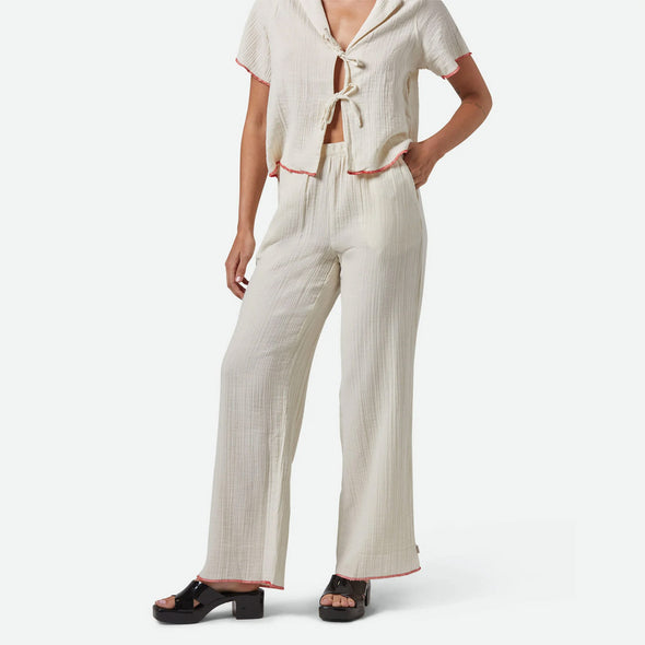 BRIXTON Women's Wandering Hudson Lounge Pant - Off White