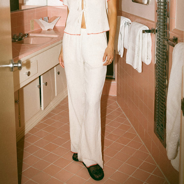 BRIXTON Women's Wandering Hudson Lounge Pant - Off White