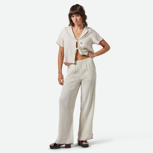 BRIXTON Women's Wandering Hudson Lounge Pant - Off White