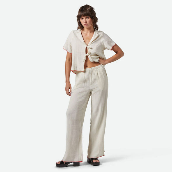 BRIXTON Women's Wandering Hudson Lounge Pant - Off White