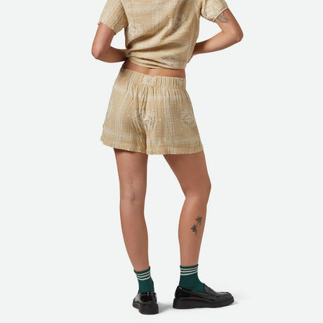 BRIXTON Women's Wandering Short - Pale Khaki Bandana