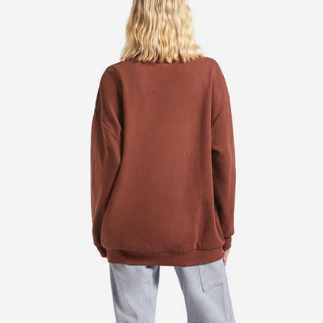 BRIXTON Women's Western Crew - Sepia