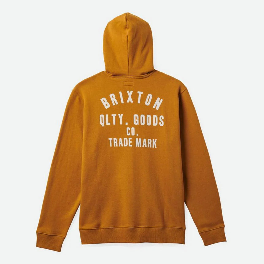 BRIXTON Woodburn Full Zip Hood - Golden Brown