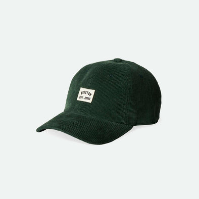 BRIXTON Woodburn LP Adjustable Cap - Emerald Cord