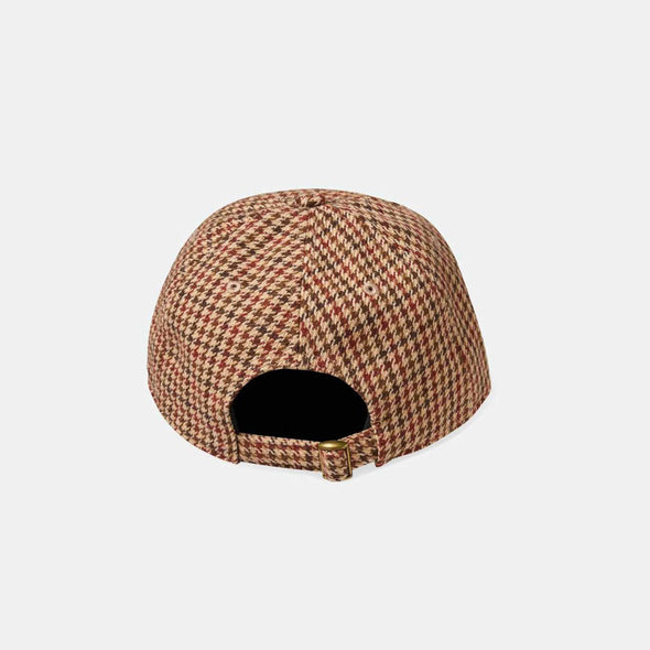 BRIXTON Woodburn LP Adjustable Cap - Tiger's Eye/Brown Houndstooth