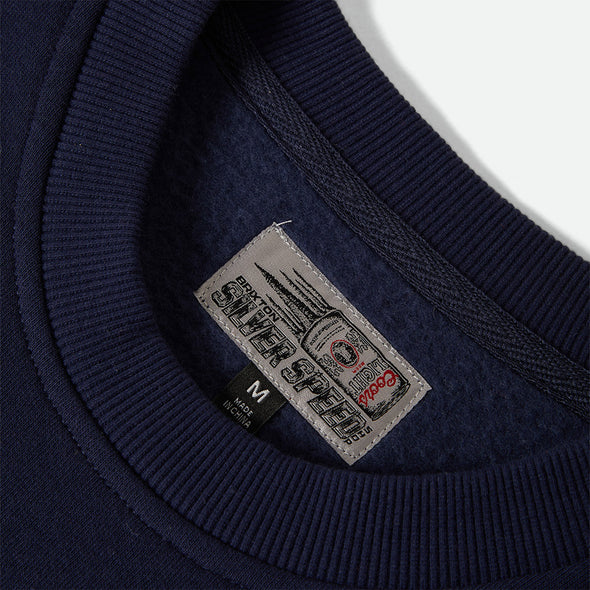 BRIXTON X Coors Light Berm Crew - Coors Navy