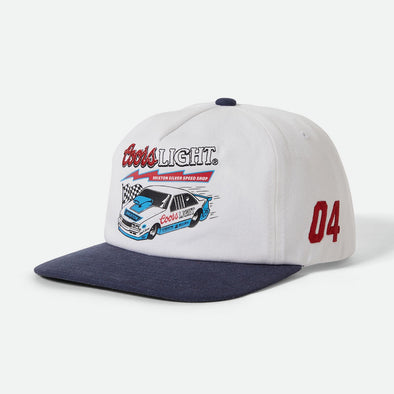 BRIXTON X Coors Light Blower MP Snapback - White/Coors Navy