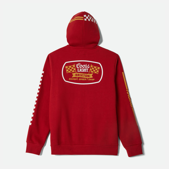 BRIXTON X Coors Light Pit Stop Hood - Coors Red
