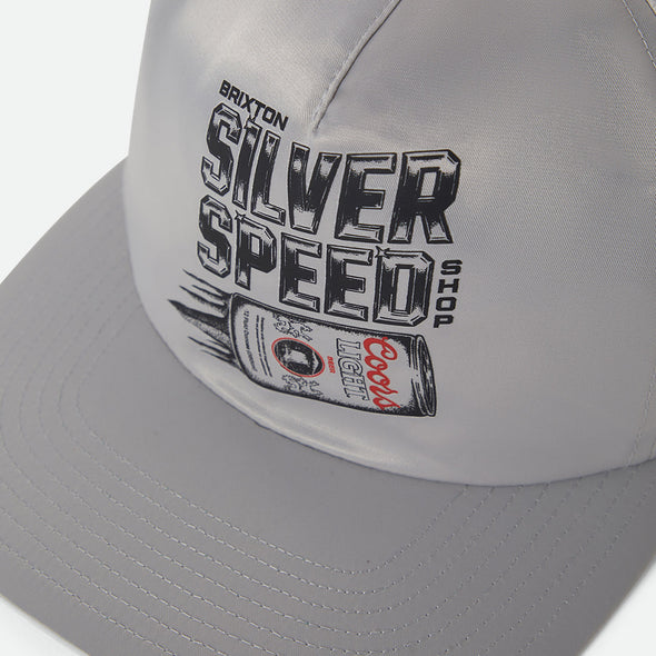 BRIXTON X Coors Light Silver Speed MP Snapback - Silver