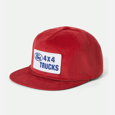 BRIXTON X Ford 4X4 HP Snapback Cap - Candy Apple Red