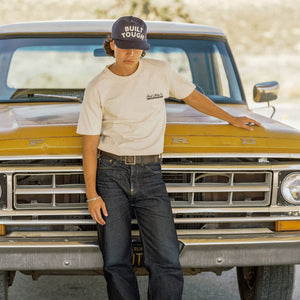 BRIXTON X Ford 71 Pickup Tee - Wimbledon White