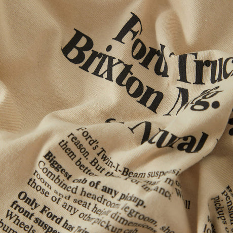 BRIXTON X Ford 71 Pickup Tee - Wimbledon White