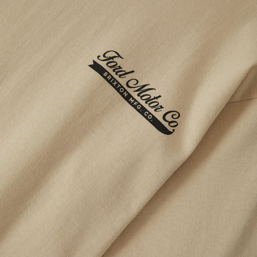 BRIXTON X Ford 71 Pickup Tee - Wimbledon White