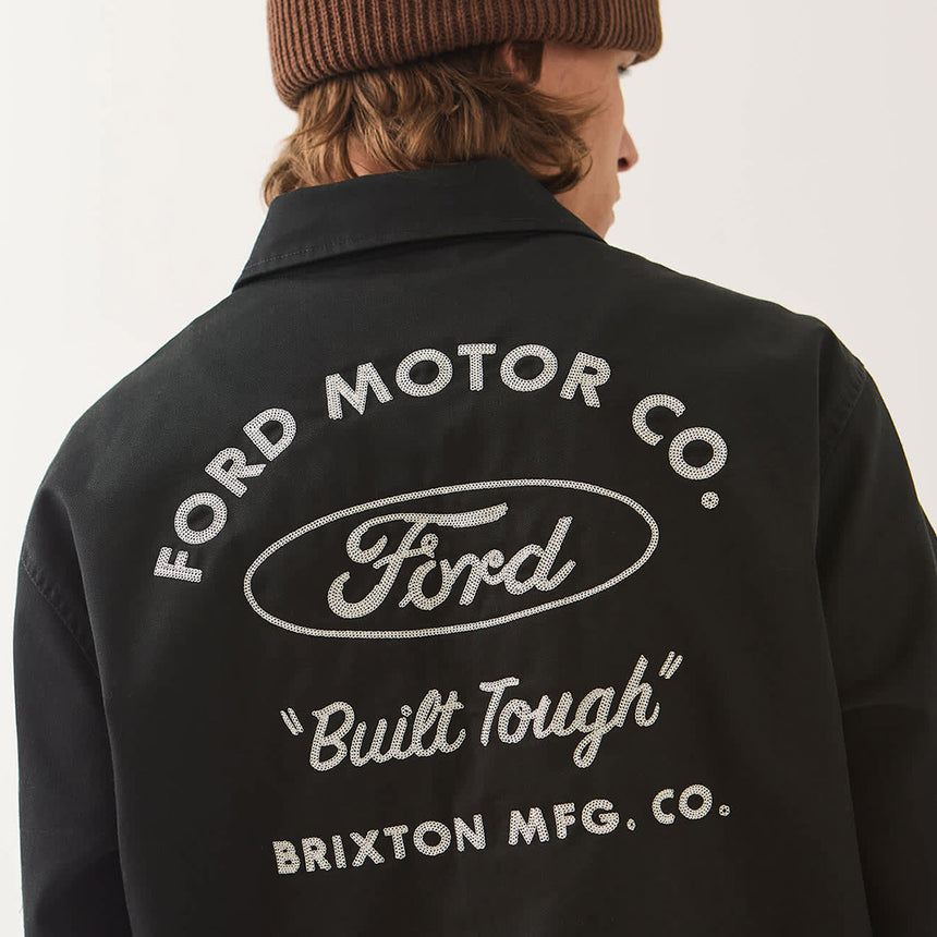 BRIXTON X Ford Built Tough Harrington Jacket - Burnt Rubber