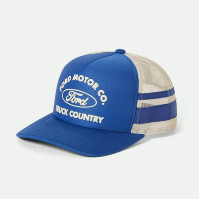 BRIXTON X Ford Built Tough MP Trucker Hat - Ford Blue/Wimbledon White
