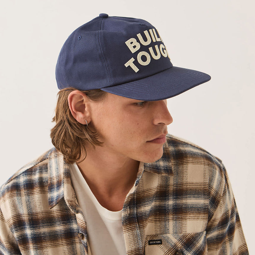 BRIXTON X Ford Built Tough Snapback - American Navy/Wimbledon White