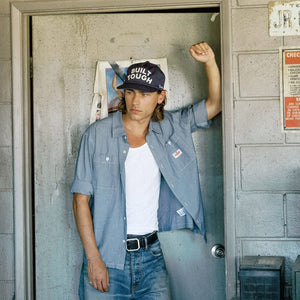 BRIXTON X Ford Built Tough Snapback - American Navy/Wimbledon White