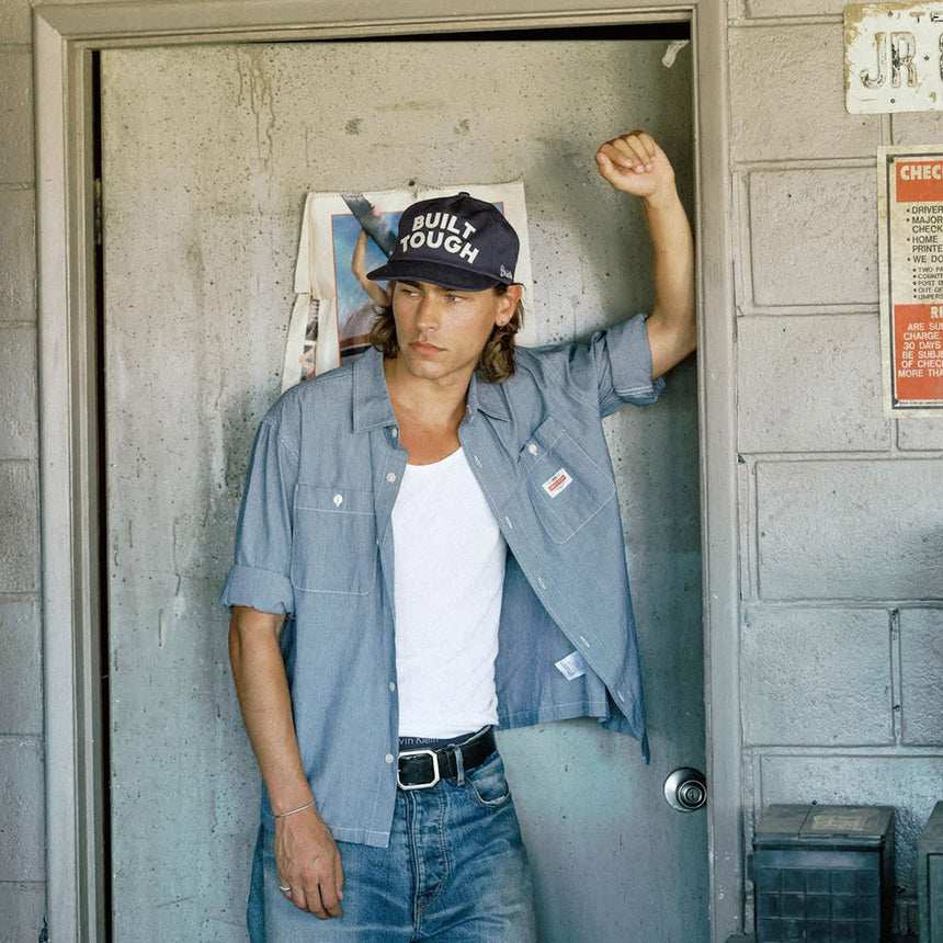 BRIXTON X Ford Built Tough Snapback - American Navy/Wimbledon White