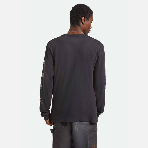 BRIXTON X Ford Mud Marathon Long Sleeve Tee - Burnt Rubber